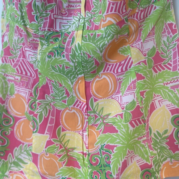 *Vintage* Lilly Pulitzer | Juice Bar Print Halter Top - Picture 7 of 15